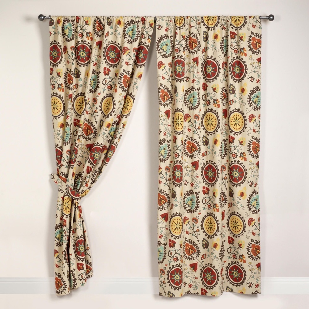 Four World Market Suzani Curtain Panels ($25 a piece) OBO